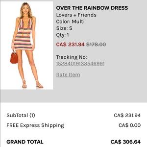 Multicoloured crochet dress